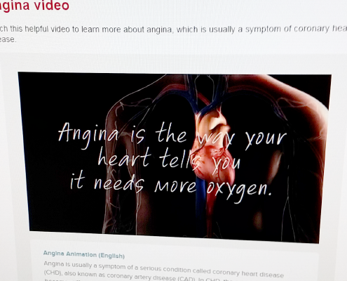 angina website
